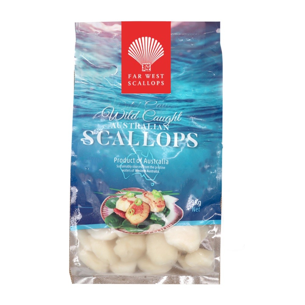 20/40 (L) FAR WEST AUST FROZEN SCALLOP (300GM)