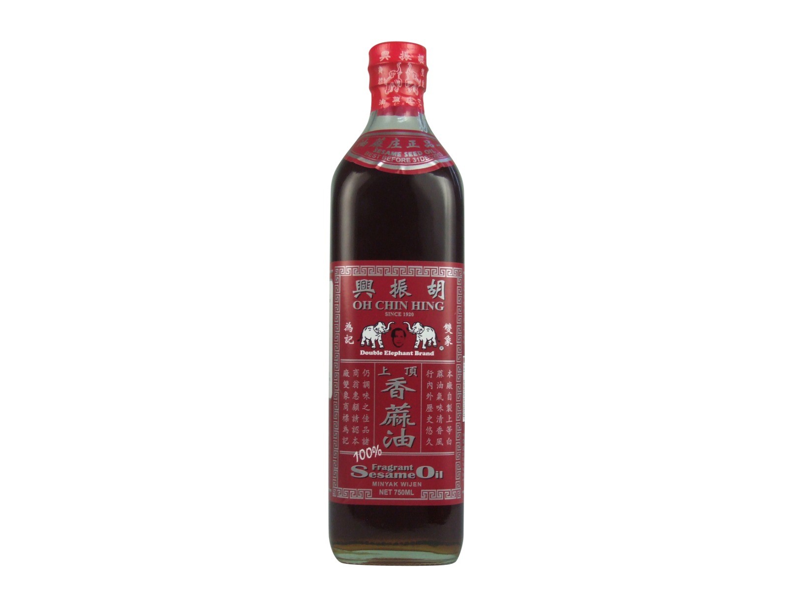 OH CHIN HING 100% FRAGRANT SESAME OIL (750ML)