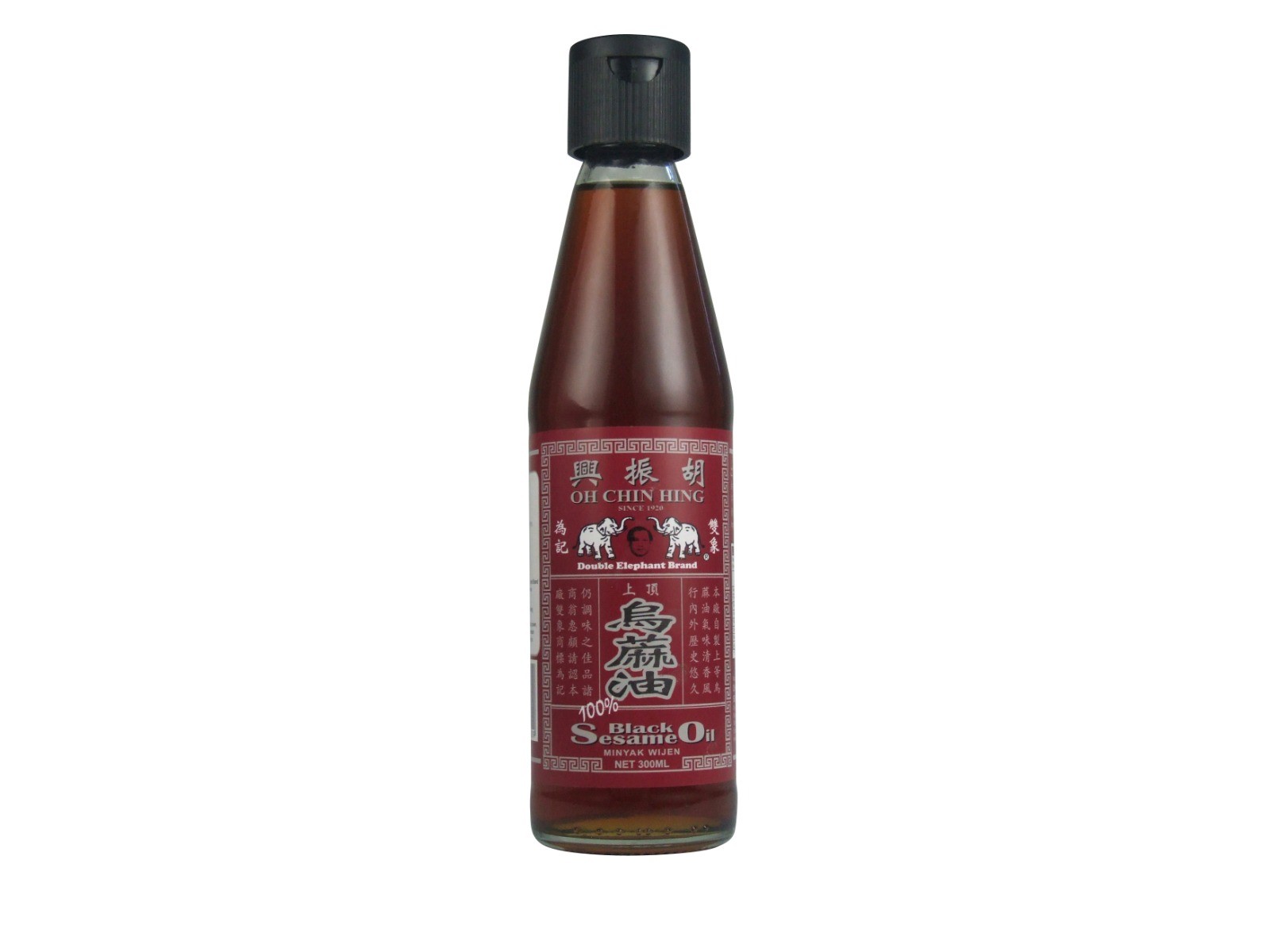 OH CHIN HING 100% BLACK SESAME OIL (300ML)