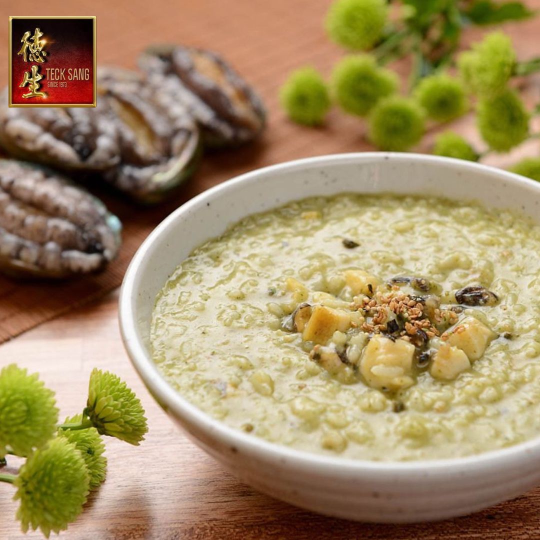 Korean Porridge with Canned Australian Abalone 